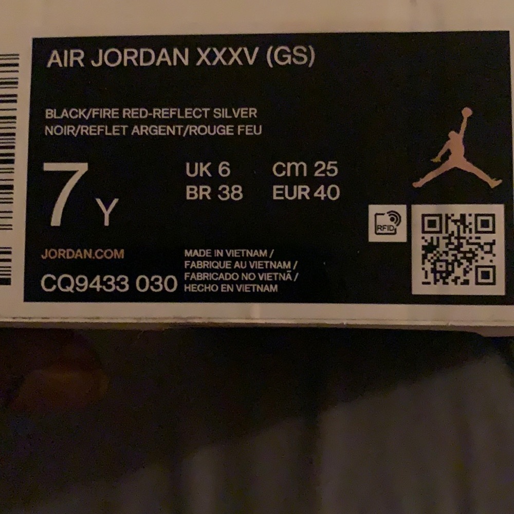 Big Boys Brand New Air Jordan XXXV (GS)